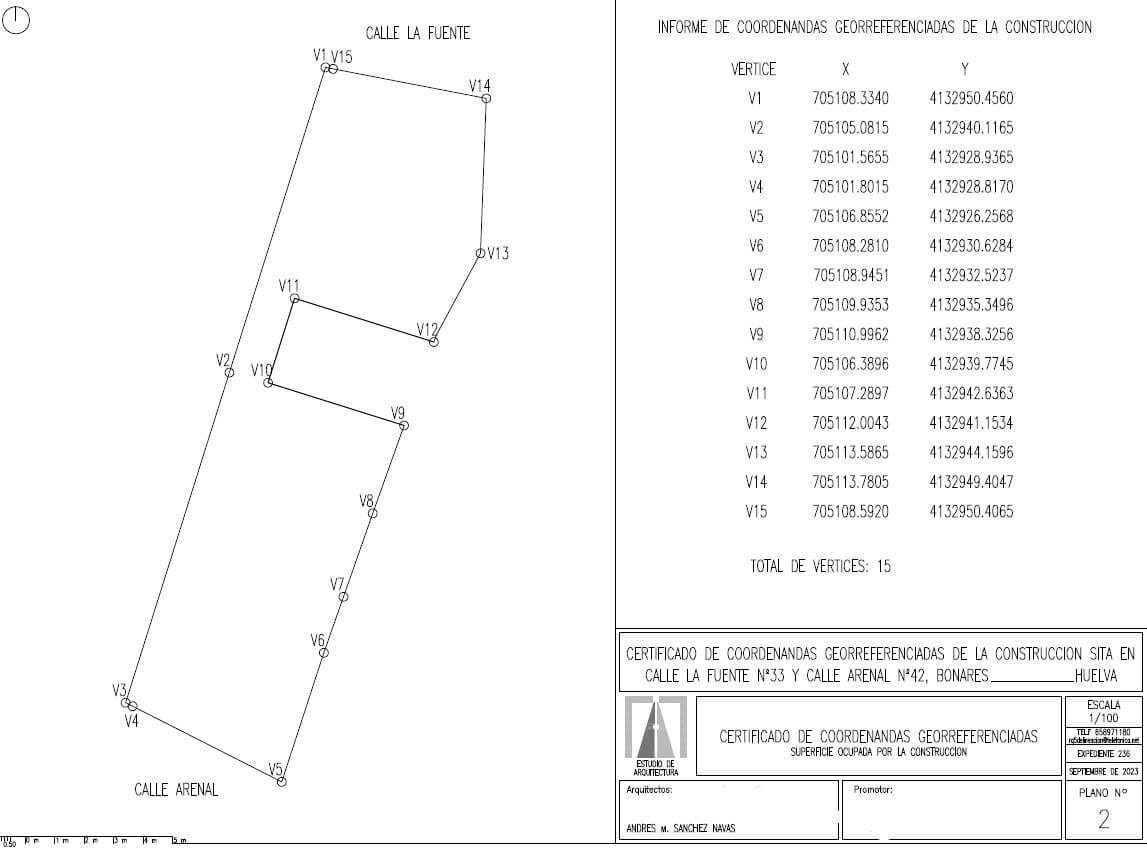 CERTIFICADO DE COORDENANDAS GEORREFERENCIADAS DE VIVIENDA